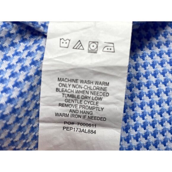 Perry Ellis Premium Slim Fit Printed Button Up Shirt Size 16 1/2 34/35 - Picture 3 of 8